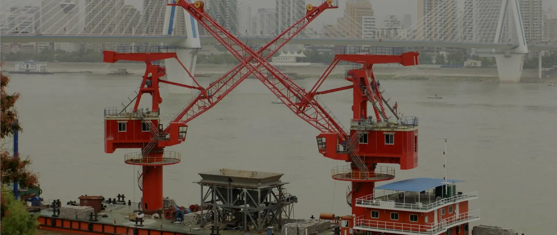 Level Luffing Crane, Mobile Harbor Crane