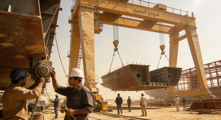 Gantry Crane for Shipbuilding in the Middle East.webp