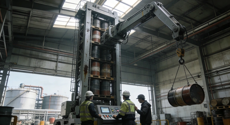 Automated Stacking Crane for a Petrochemical Plant.webp