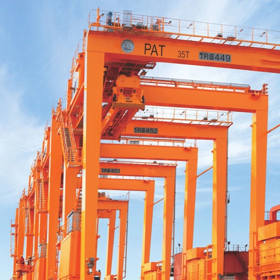 Rubber Tyred Gantry Crane for efficient yard storage