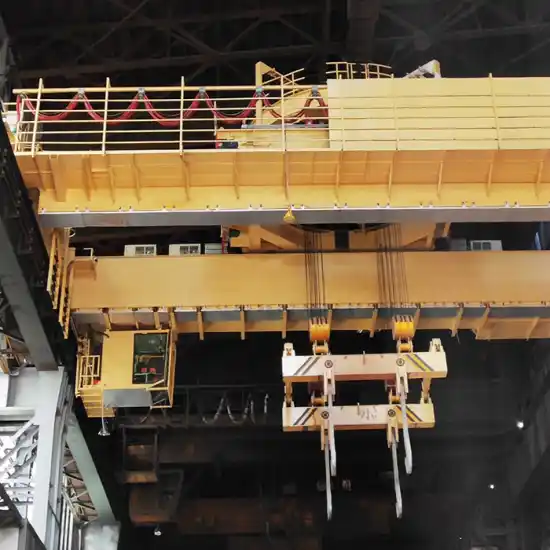 Industrial rotary crane feeding system