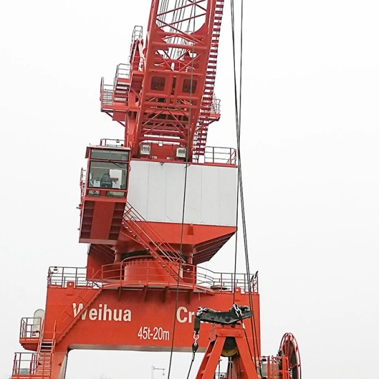 Heavy-duty Portal Boom Crane for shipping yards