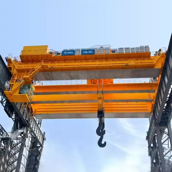 Heavy-Duty Steel Mill Crane in Action
