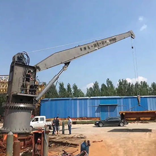 Telescopic Loading Crane for Docks