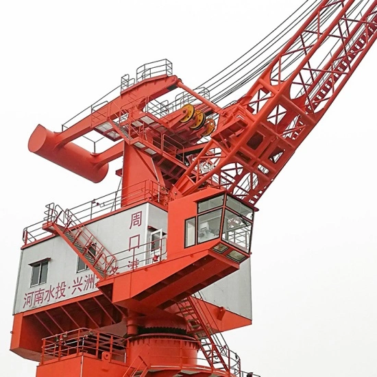 Industrial Single Jib Portal Crane in operation