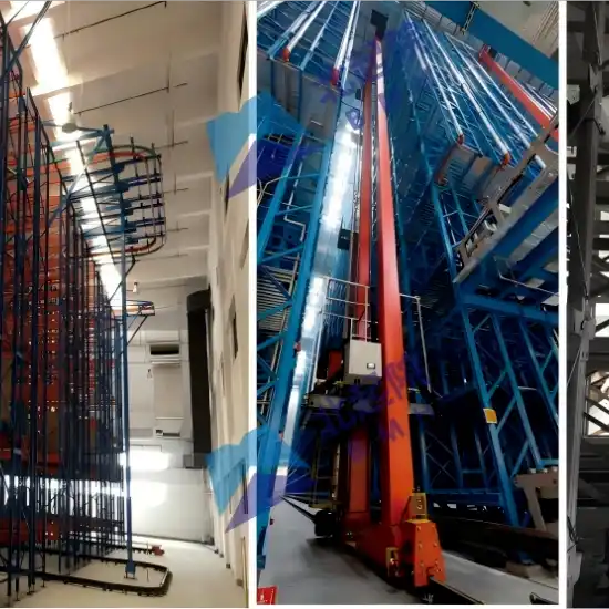 360° Rotating KBK Stacking Machine in Narrow Aisle