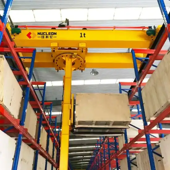 Double-Column KBK Stacker Crane for Heavy Loads (500kg)