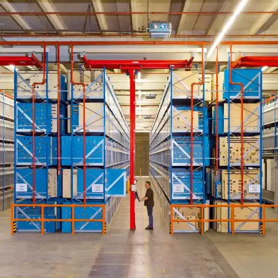 KBK Intelligent Stacker for High-Density Warehousing