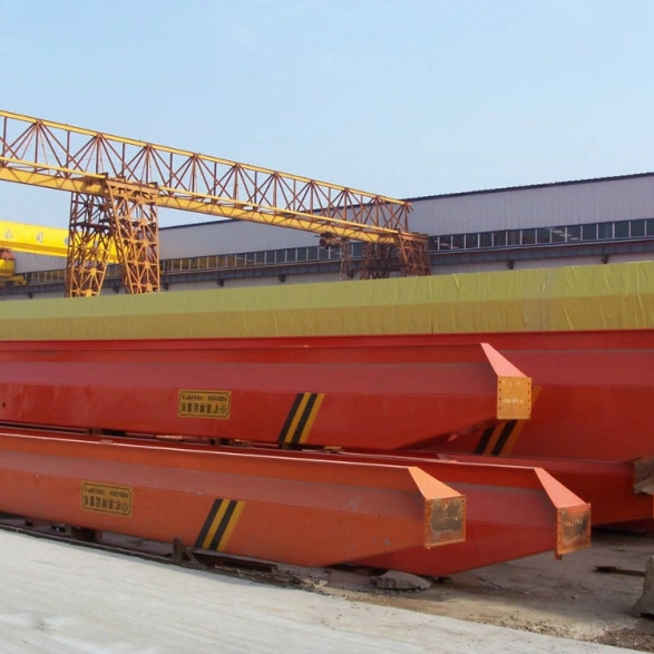 Precision-Machined Tracks on a 5-Ton Overhead Crane End Beam