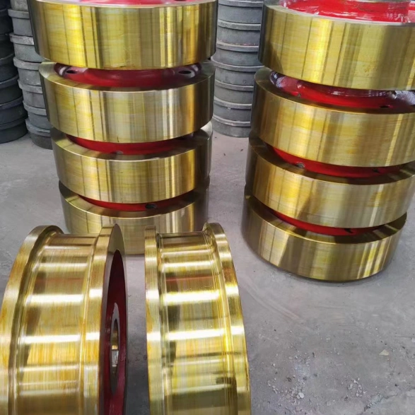 Replacement crane wheels for 10-ton overhead crane runway