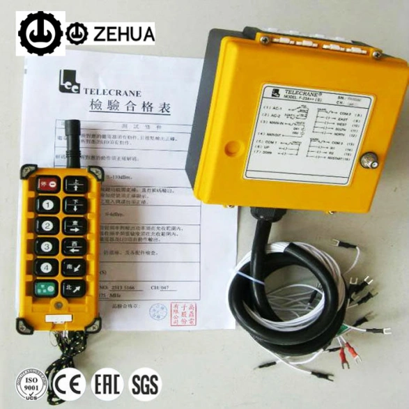 How a Crane Wireless Remote Control system works diagram