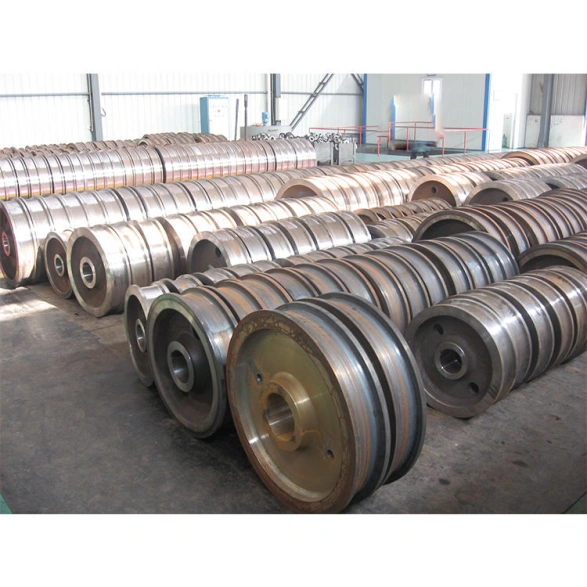 High-performance crane rail wheels reducing wear and maintenance