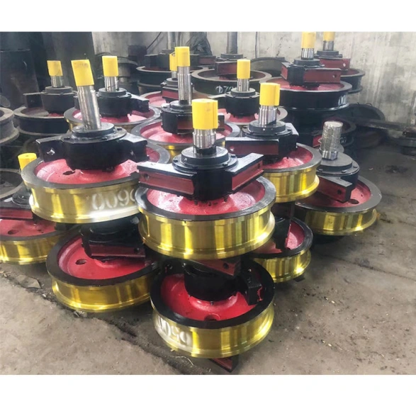 Universal design crane rail wheels compatible with various gantry cranes