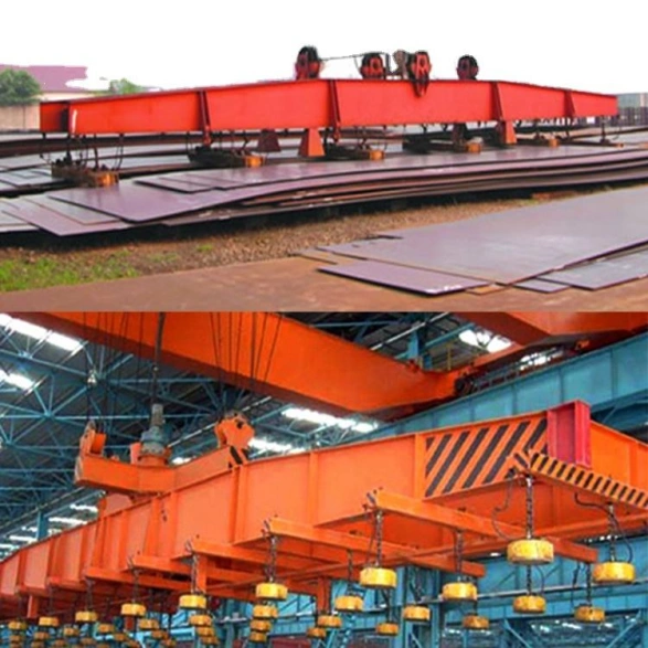 Installing a 2-Ton Industrial Magnet on an Excavator Arm