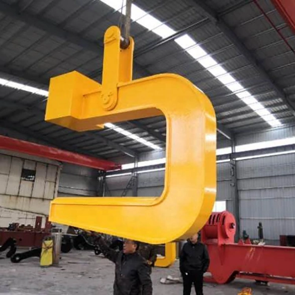 Close-up of the durable forged steel construction of a C-Hook