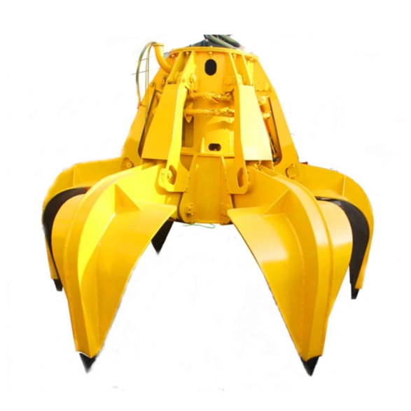 Versatile hydraulic grab for excavators and cranes in demolition and logging Versatile hydraulic grab for excavators and cranes in demolition and logging