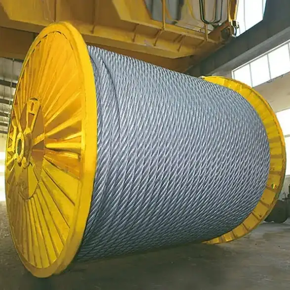 High-Strength Steel Wire Rope on a Reel