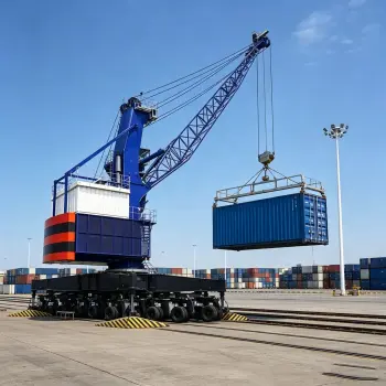 Mobile Harbour Crane