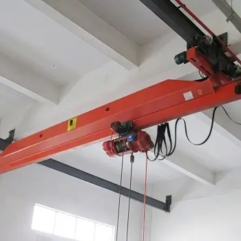 Single Girder Electrically Suspended Overhead Crane