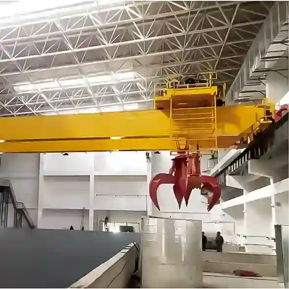 Single Girder Overhead Crane with Grab Bucket3.webp