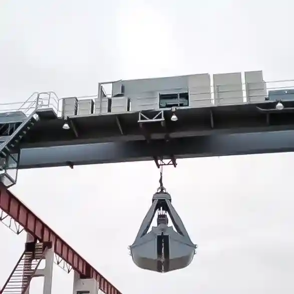 Single Girder Overhead Crane with Grab Bucket1.webp