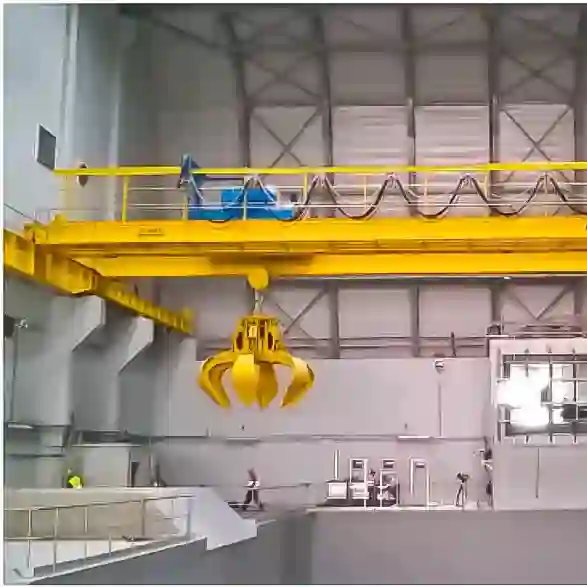 Single Girder Overhead Crane with Grab Bucket2.webp