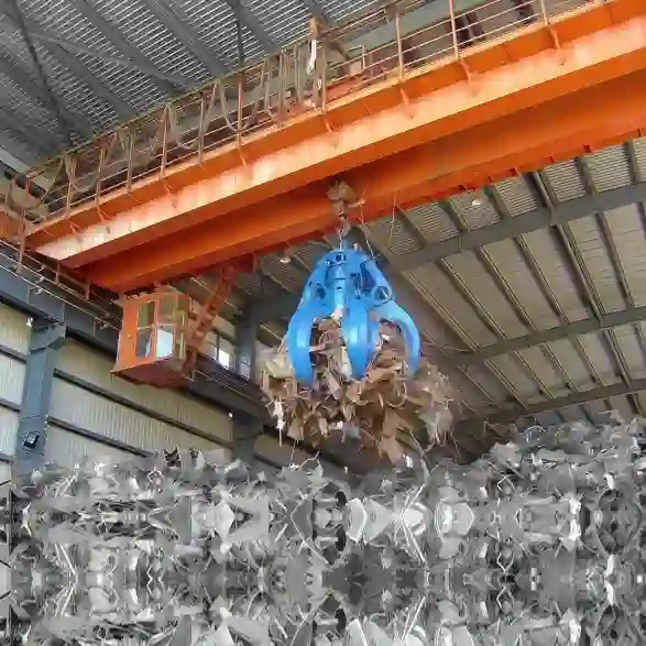 Double Girder Overhead Crane with Grab Bucket4.webp