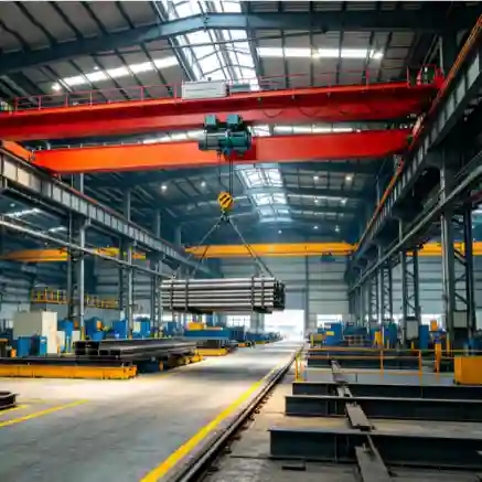 Heavy-Duty Double Girder Overhead Crane for High-Capacity Industrial Lifting