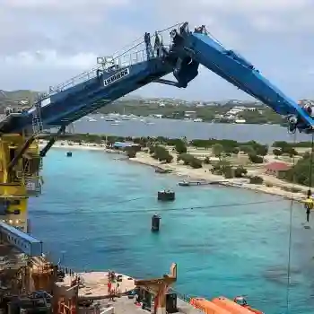 Knuckle Boom Marine Crane Offshore